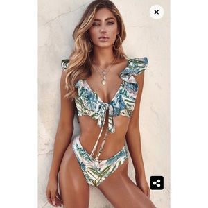 Pretty Little Thing lead print bikini